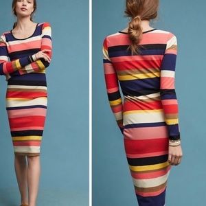 Anthropologie ~ Tracy Reese ~ Vivid Stripe Column Dress